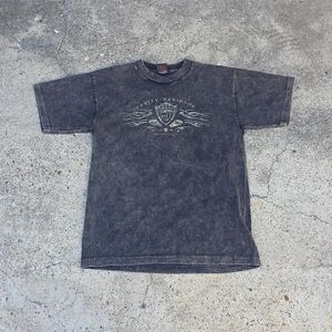 Harley Davidson Acid Wash Shirt Size Medium Made in USA